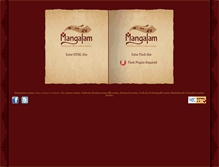 Tablet Screenshot of mangalamsarees.com